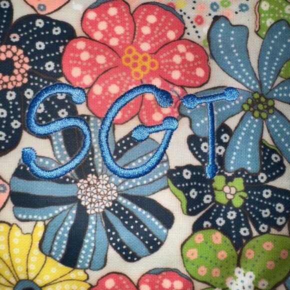 Thirty-One Fold It Up Organizer Note Pad Holder Floral Folding Travel To Do List - Picture 7 of 10